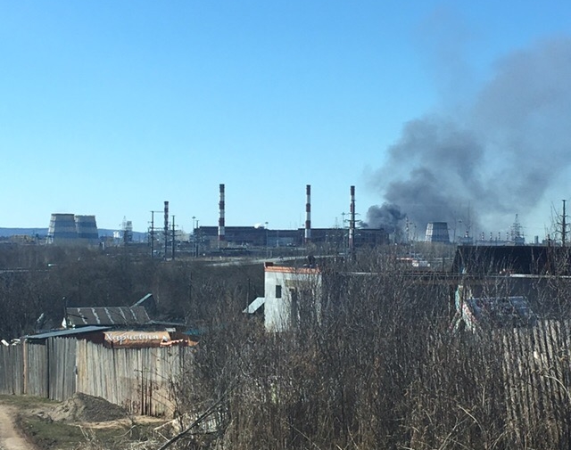 Сегодня днем произошел пожар на заводе ЛУКОЙЛ-Пермнефтеоргсинтез
