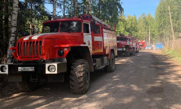 В некоторых районах Прикамья установлен чрезвычайный уровень пожарной опасности