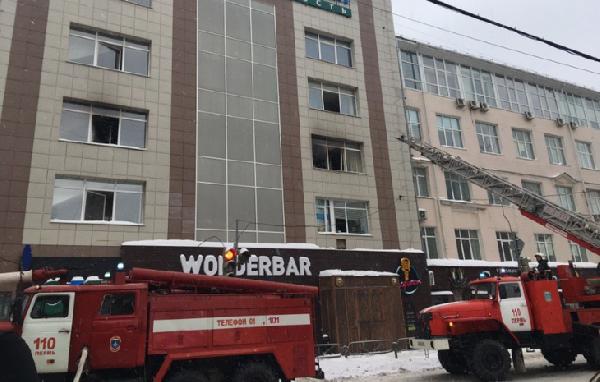 Последняя проверка пожарной безопасности офисного центра на ул. Монастырской, 12б проводилась пять лет назад