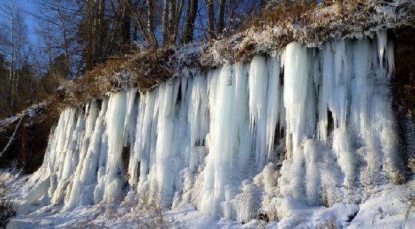 Пять мест в Пермском крае, где можно увидеть необычное явление - ледопады  