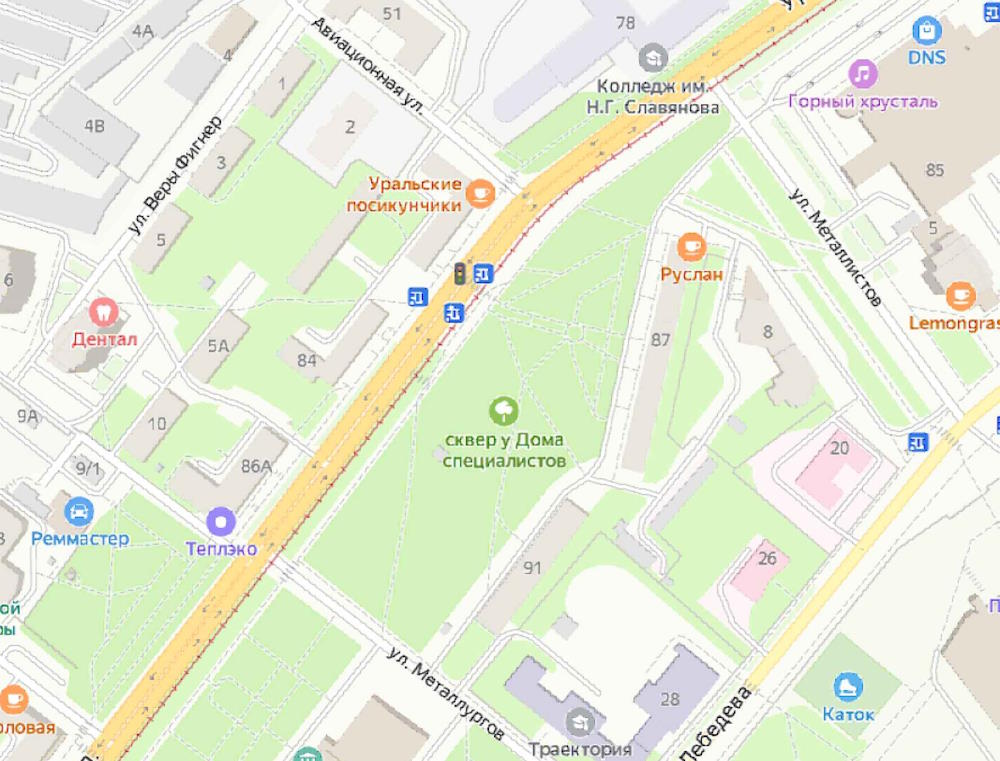 В Мотовилихе установят подсветку в сквере у «Дома специалистов»