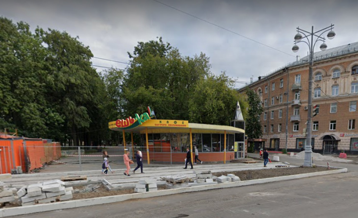 Снос кафе