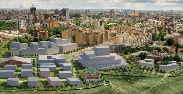 Примерное расположение театра