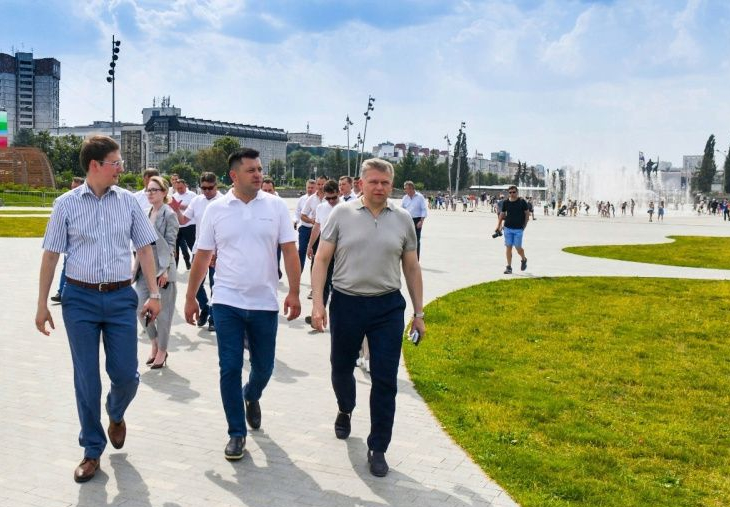 Сегодня в Перми второй день работает делегация из Уфы.