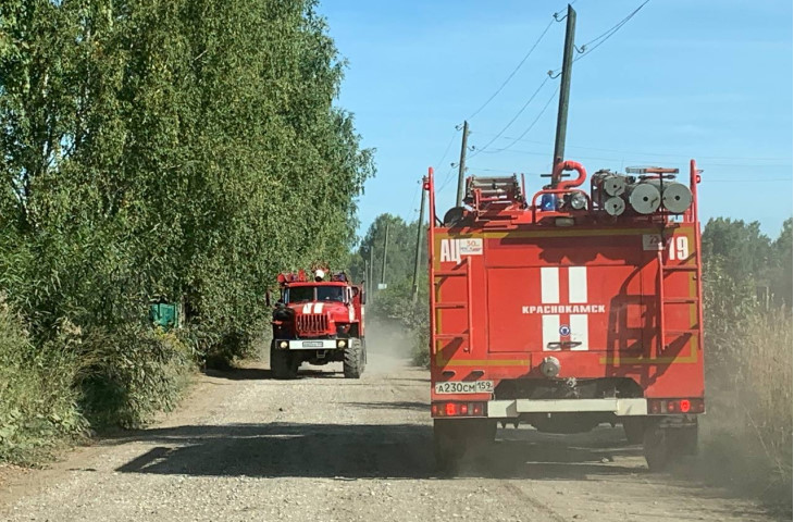 Около Краснокамска загорелись 200 квадратных метров торфа