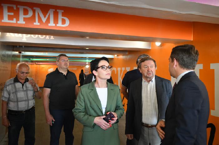 Врип главы Перми Ольга Андрианова проинспектировала благоустройство Ленинского района