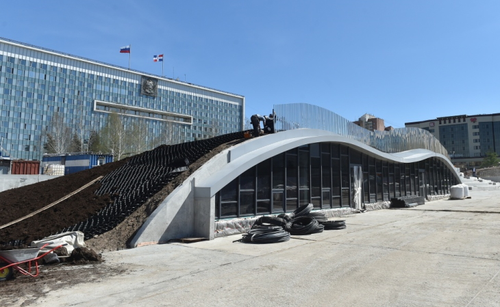 Реконструкция эспланады Перми закончится в августе