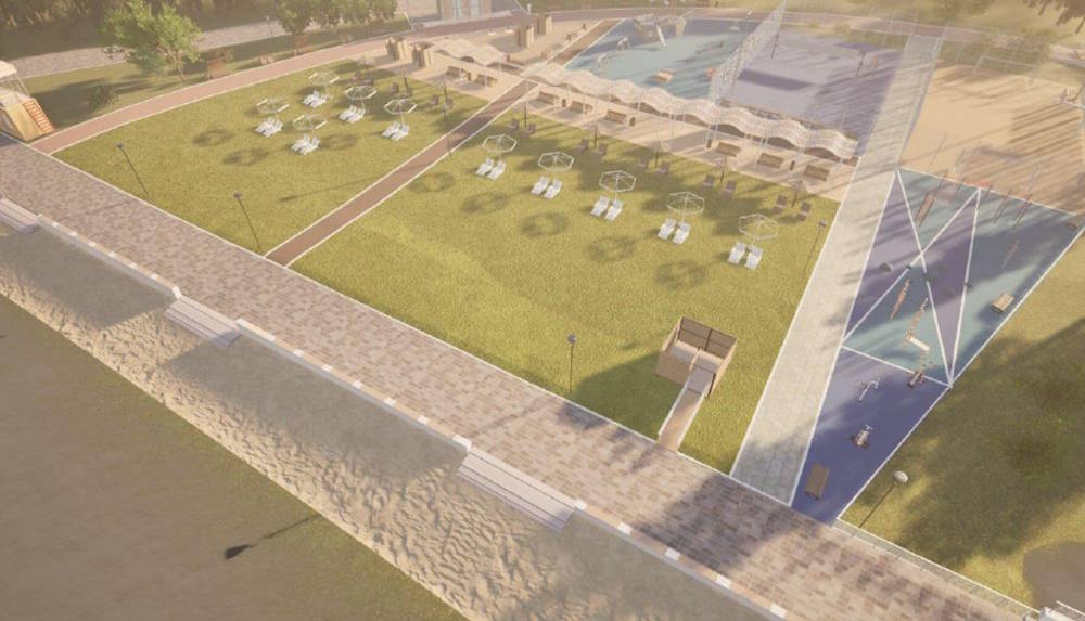 Проектировщики показали новый пляж у Мотовилихинского пруда