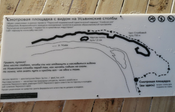 Усьвинские столбы карта