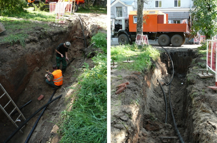 «НОВОГОР» меняет вводы в дома