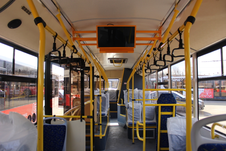 Весной город приобрел 65 дизельных и 20 газомоторных автобусов Volgabus. 
