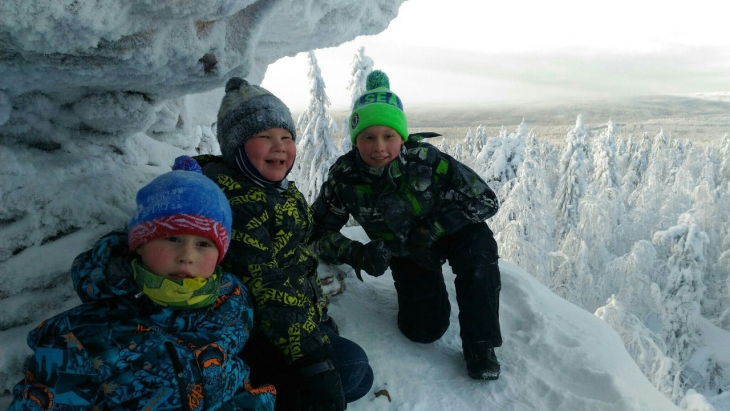 Где  зимой  можно путешествовать с детьми в Прикамье?
