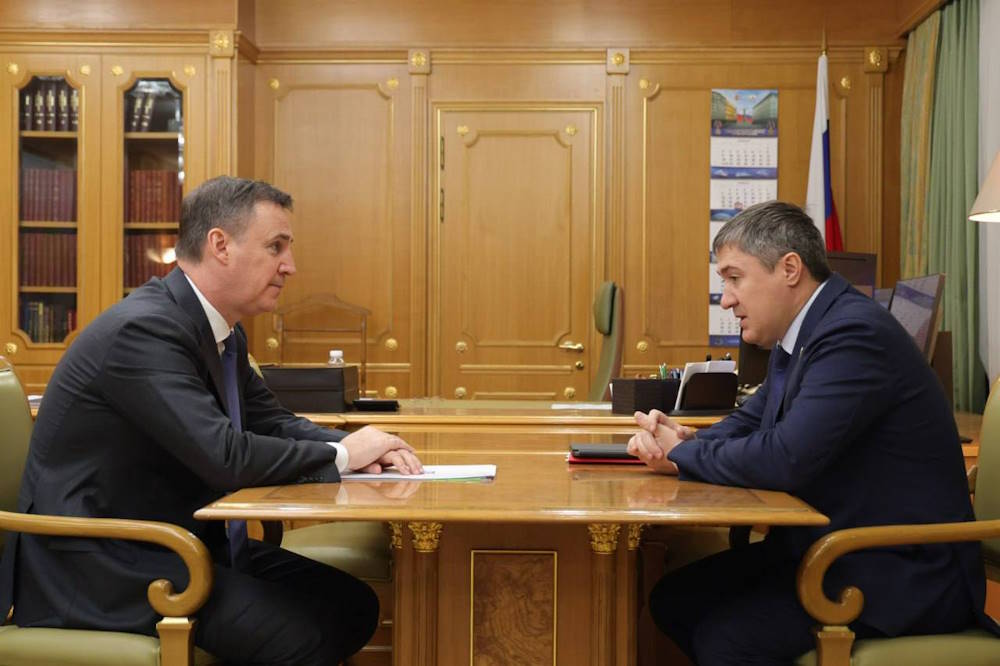 Дмитрий Махонин обсудил перспективы экологической реабилитации Кизелбасса с Дмитрием Патрушевым