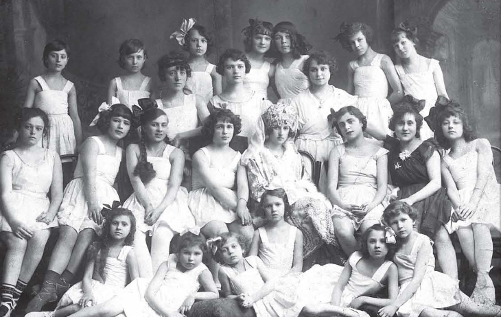 Учащиеся балетной студии 1917