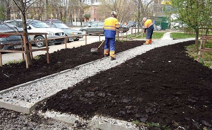 «НОВОГОР» восстановил территорию раскопок, выполненных зимой