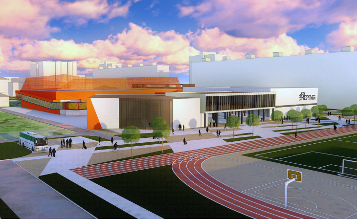 В центре Перми началось строительство спортивного комплекса «Энергия»