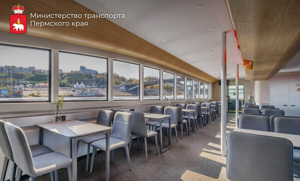 Минтранс опубликовал фотографии электросудна «Экоходъ 2», которое будет работать в Перми