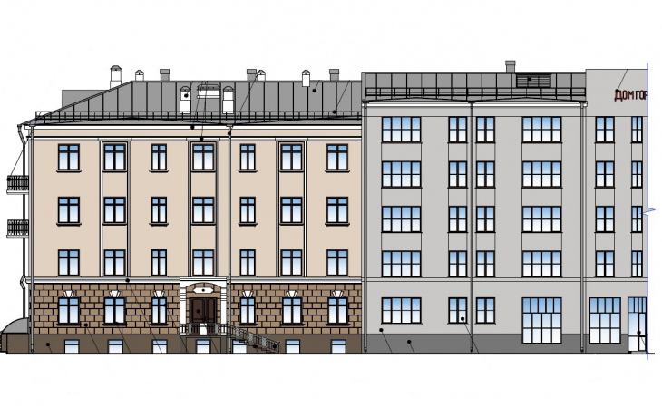 В Перми отреставрируют фасад первой в городе пятиэтажки 