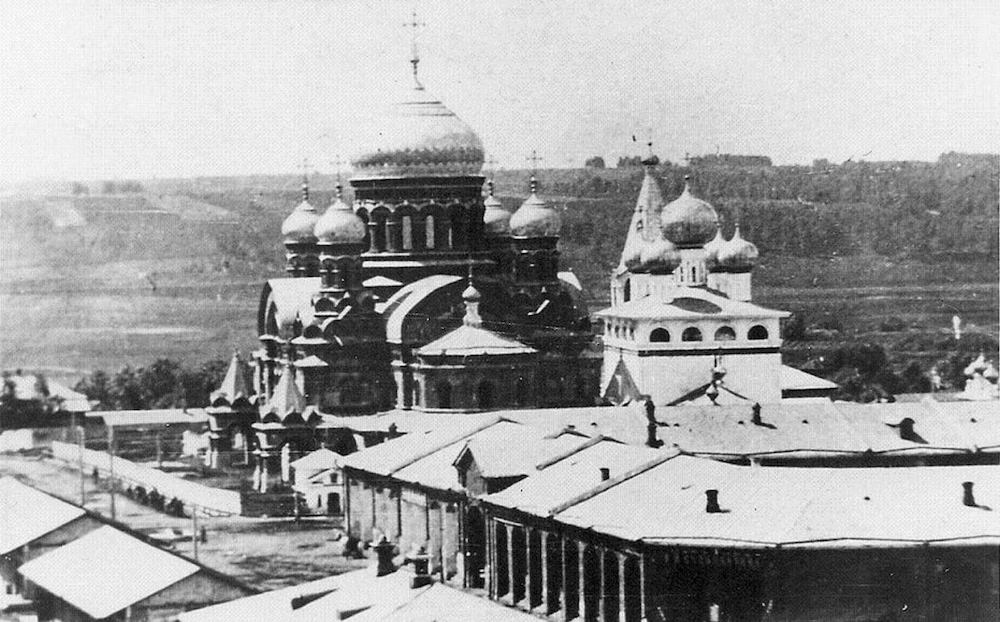 В центре Кунгура восстанавливают контур собора, разрушенного в 1930-е годы