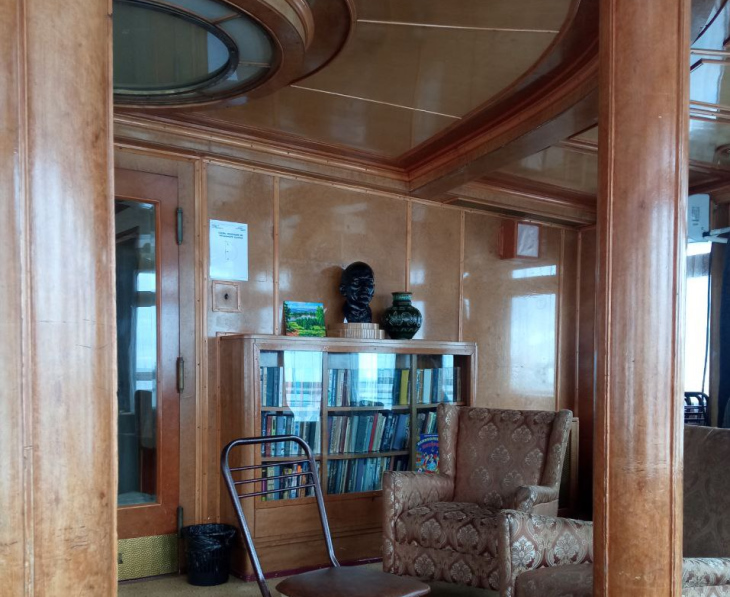 На теплоходе «Павел Бажов» отреставрируют кают-компанию 60-70-х годов прошлого века