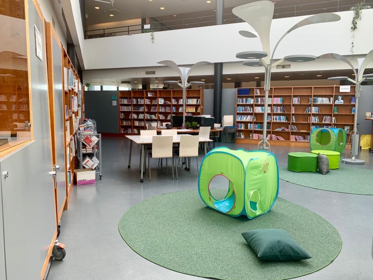 Библиотека в финской школе