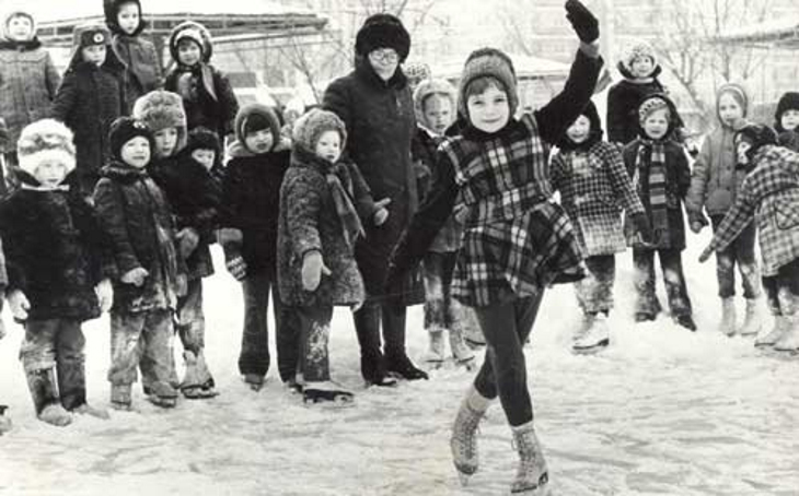Где катались на коньках пермяки в прошлом веке