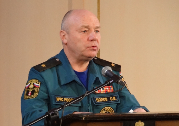 Начальник Главного управления МЧС России по Пермскому краю генерал-майор Олег Попов 