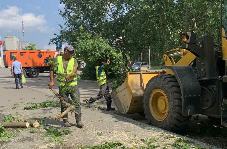 Благоустройство автомобильной дороги