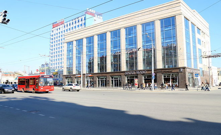 Современный вид ЦУМа в Казани