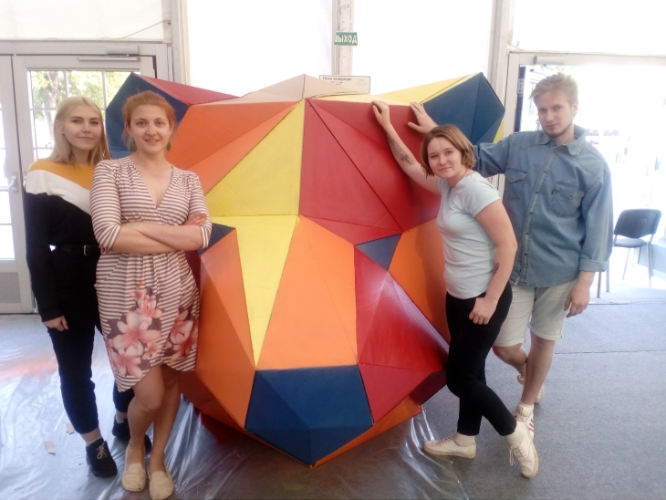 Установлен главный арт-объект «Российской студенческой весны»