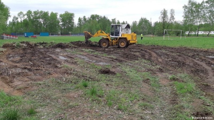 В Перми начался ремонт стадиона «Авангард»