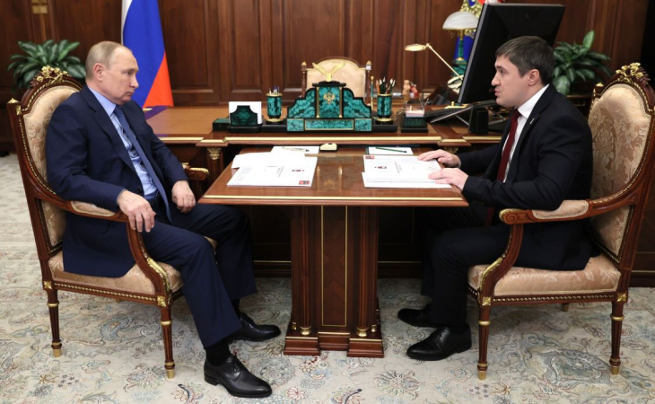 Президент РФ Владимир Путин провел рабочую встречу с губернатором Прикамья