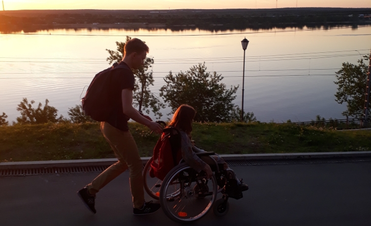 Как пермяки удивили гостей города на инвалидных колясках 