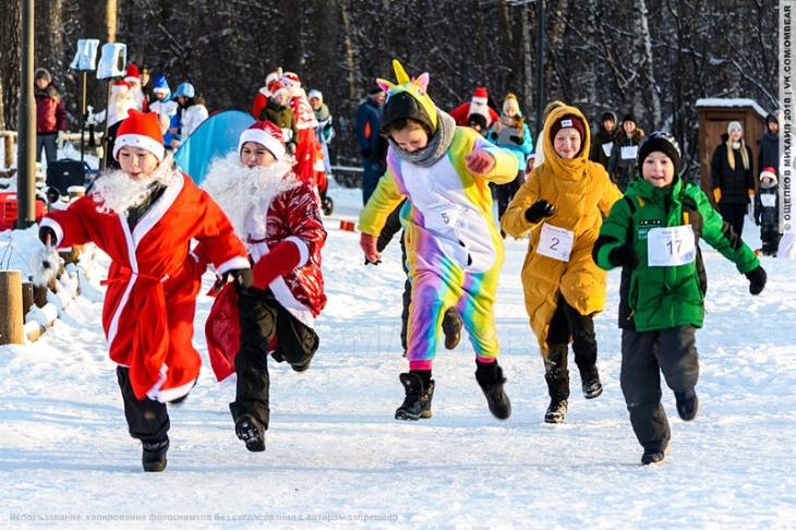 В воскресенье в Перми пройдет «прощальный» забег Дедов Морозов