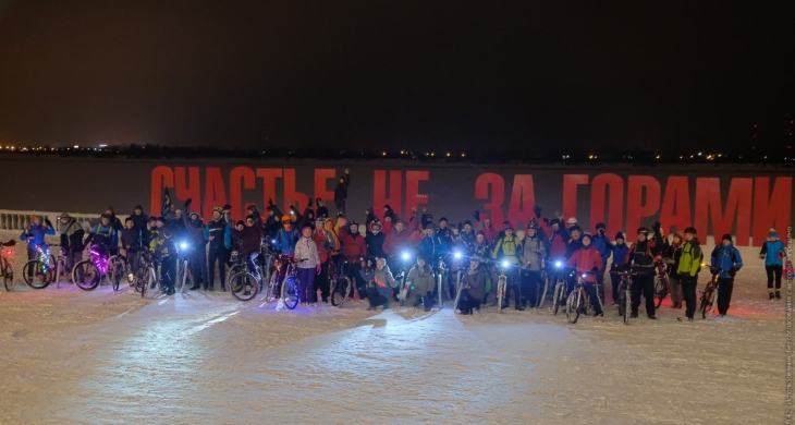 В «Час Земли» по улицам Перми проедут «реальные велосветлячки»