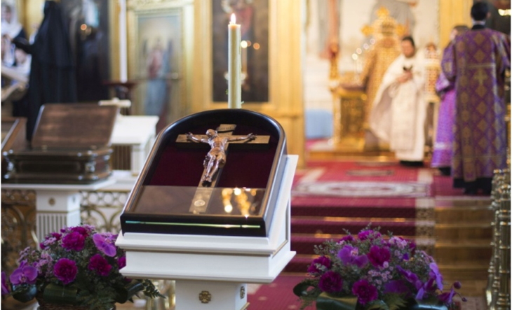 В следующие выходные в Пермь привезут частицу Креста Христова