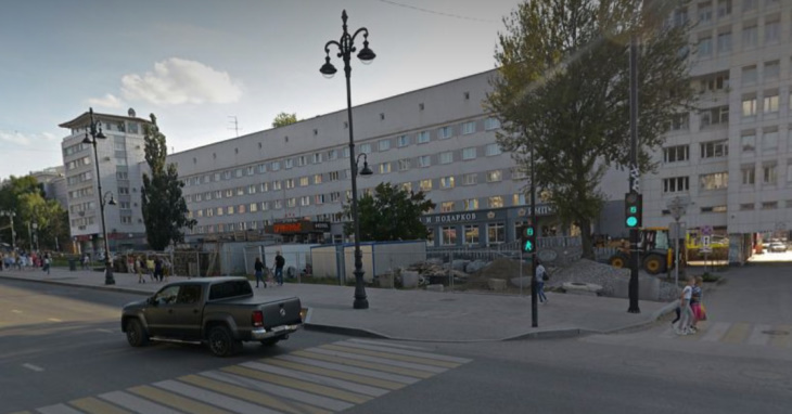 В Перми у отеля «Прикамье» планируется создать новую зону отдыха