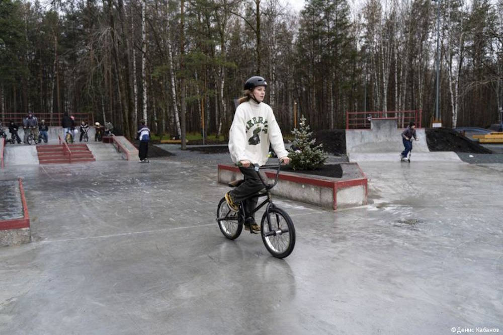 В Балатовском парке Перми открылись памп-трек и скейт-парк