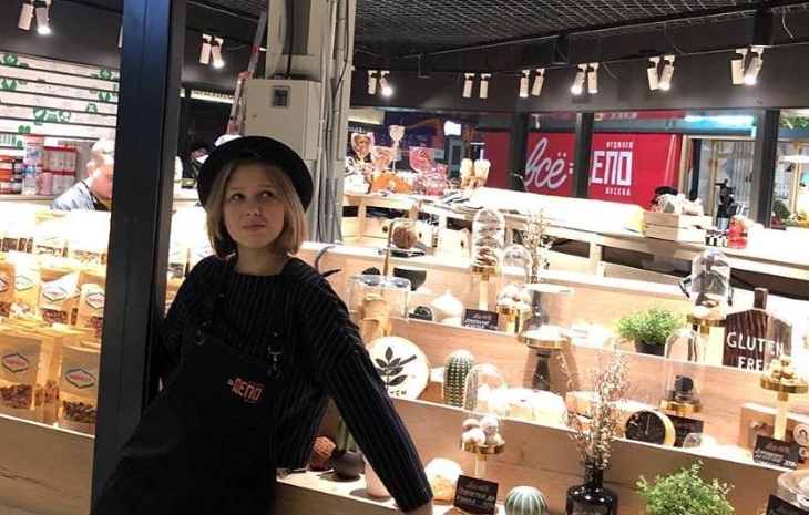 Юный шеф из Перми Софья Понькина открыла корнер в одном из самых модных фуд-моллов Москвы