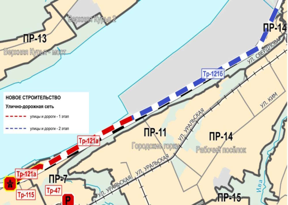 Опубликована схема продления улицы Монастырская до территории «Мотовилихинских заводов»