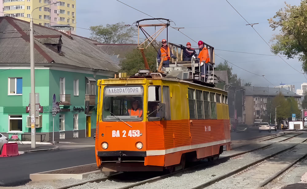 В Перми началась обкатка трамвайных путей на улице Куйбышева