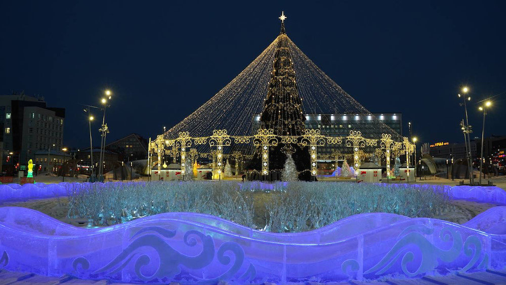 На этой неделе в центре Перми демонтируют новогоднюю ёлку