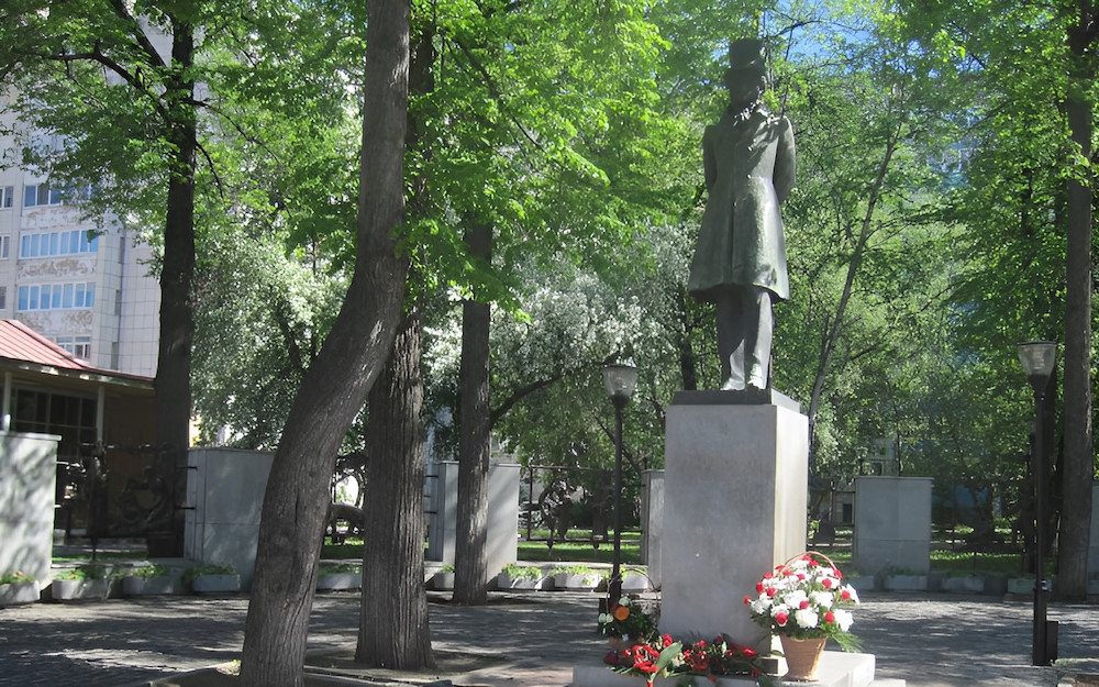 До конца года в Перми отремонтируют памятник Пушкину на улице Сибирская