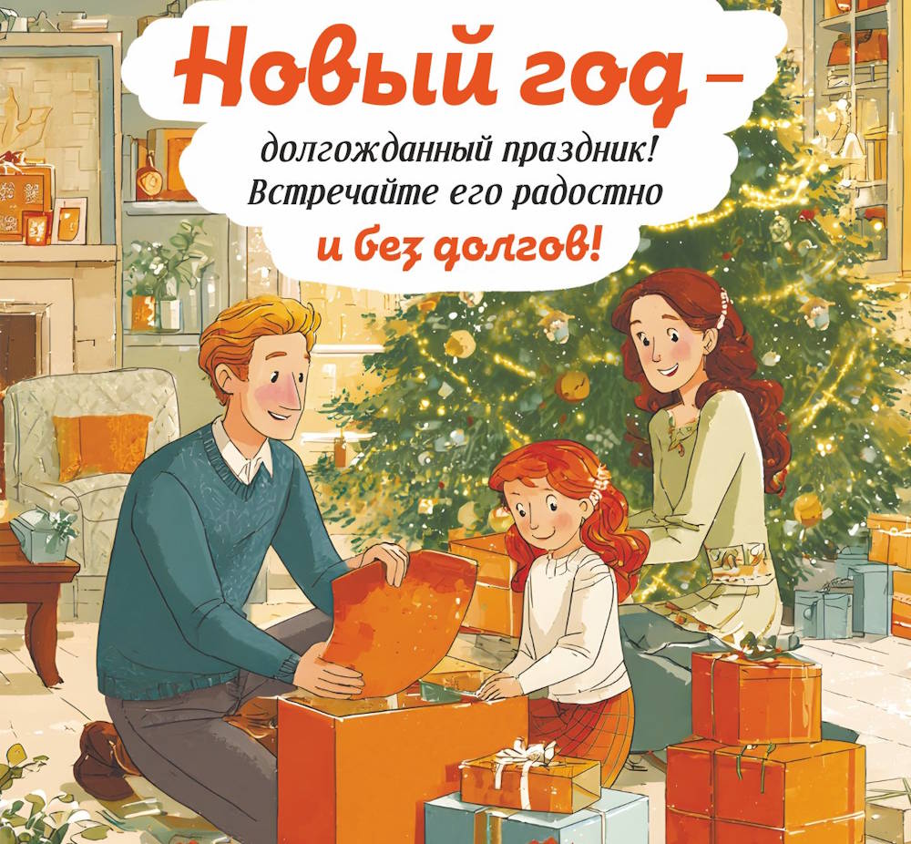 «ЭнергосбыТ Плюс» проводит для клиентов акцию «В Новый год – без долгов!»
