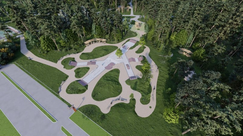 В Балатовском парке высадят новые деревья, сделают скейт-парк, детскую и спортивную зоны 