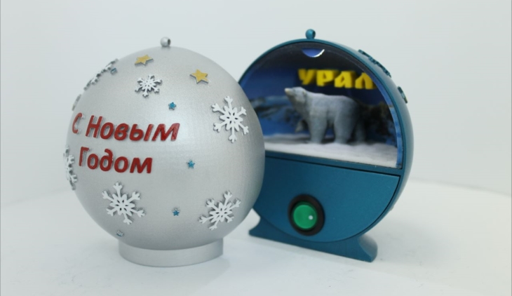 В Перми выпустили новогодние 3D шары с символами города