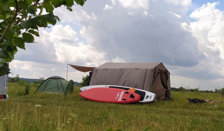 В Пермском крае открылся первый сап-кемпинг