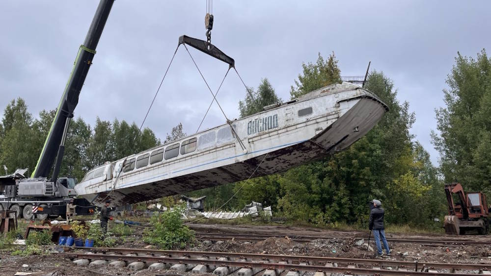 В Прикамье пройдут испытания восстановленного судна на подводных крыльях «Восход»