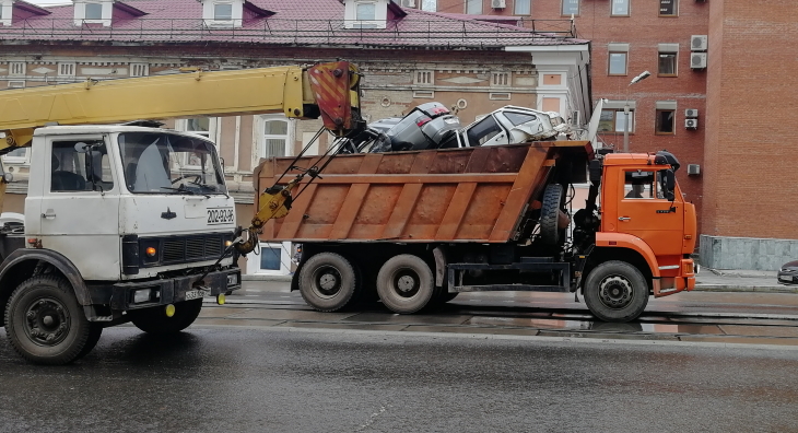 Из-за съемок фильма полиция перекрыла часть улицы Горького