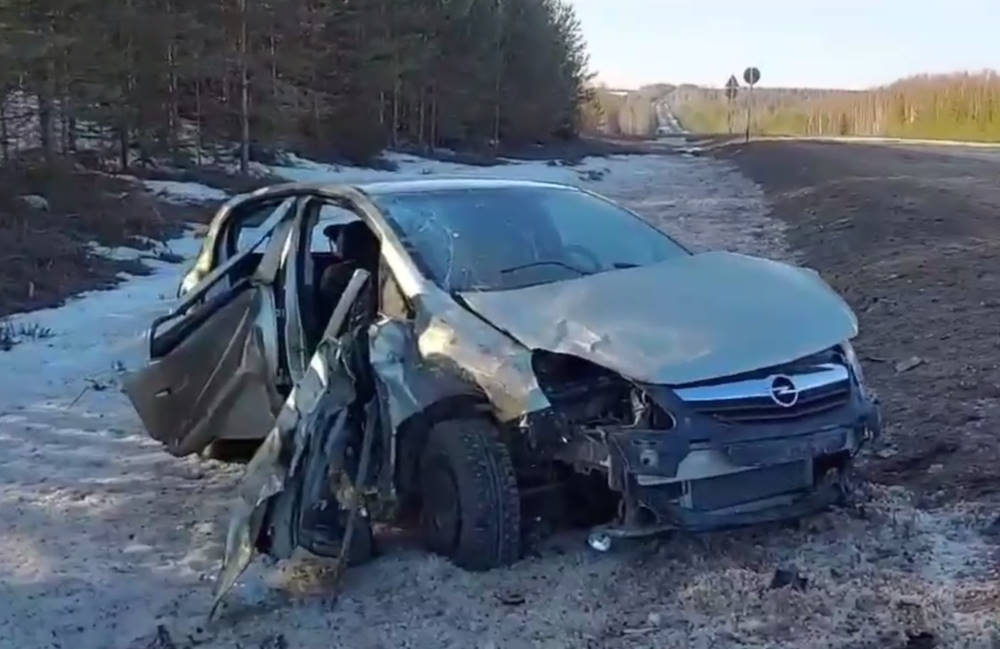 В Прикамье 16-летний школьник на машине вылетел в кювет
